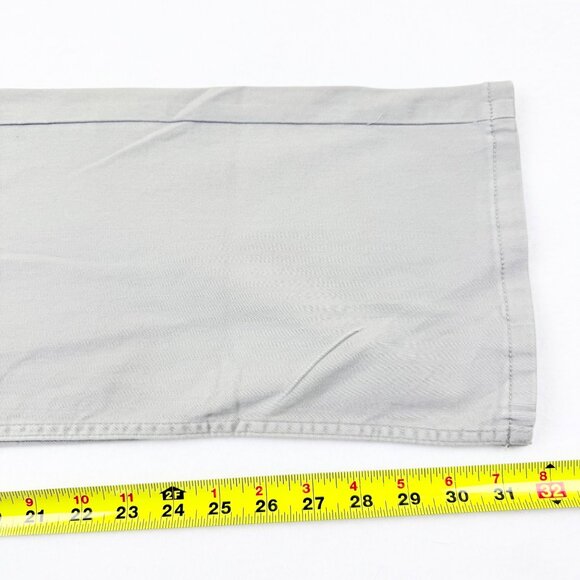 Elliot Mulryan Men's Stretch Flat Front Straight Leg Grey Chino Pants 38x32 NWT - Picture 12 of 12